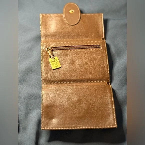 STUNNING Vintage Borbonese Compact Wallet - Picture 2 of 4